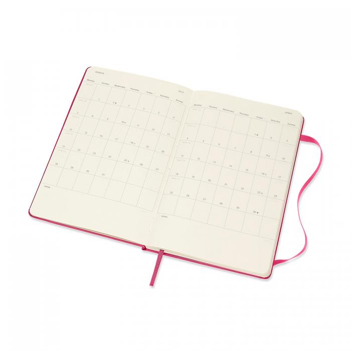 Moleskine Veckokalender L Hard 2021-2022 rosa