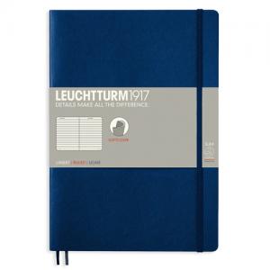 Leuchtturm Notebook B5 Soft 121s Navy Dotted 