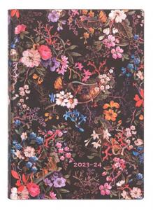 Paperblanks Dayplanner Midi Floralia 23-24