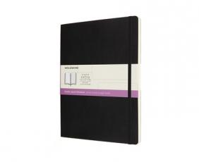 Moleskine Classic Soft XL Plain/Ruled Notebook Black