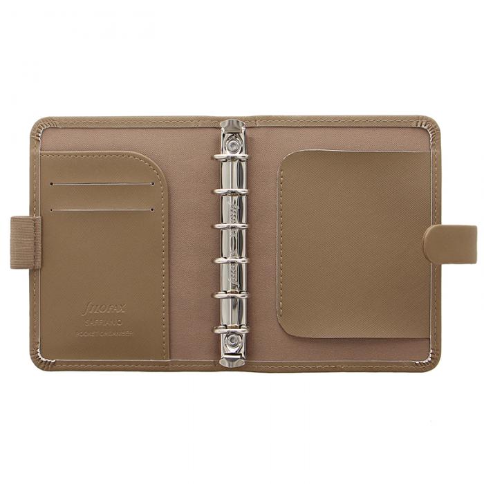 Filofax Saffiano pocket Fawn