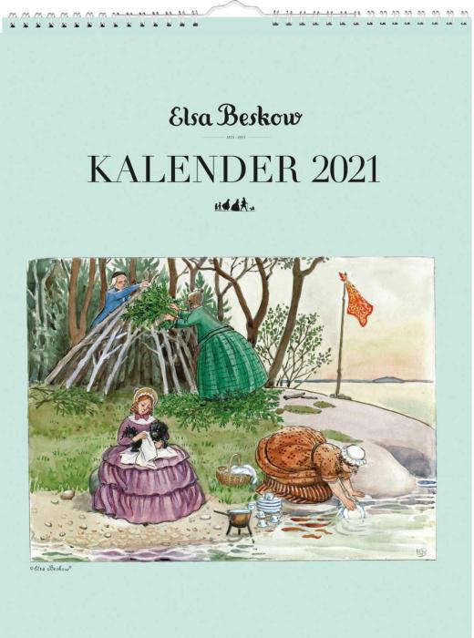 Väggkalender Elsa Beskow 2021