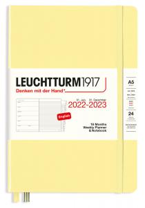 Kalender 2022-23 Leuchtturm1917 A5 vecka/notesuppslag Vanilla