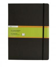 PU Notebook A4 olinjerad Svart