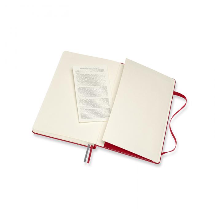 Moleskine Classic Notebook Hard Expanded linj Red