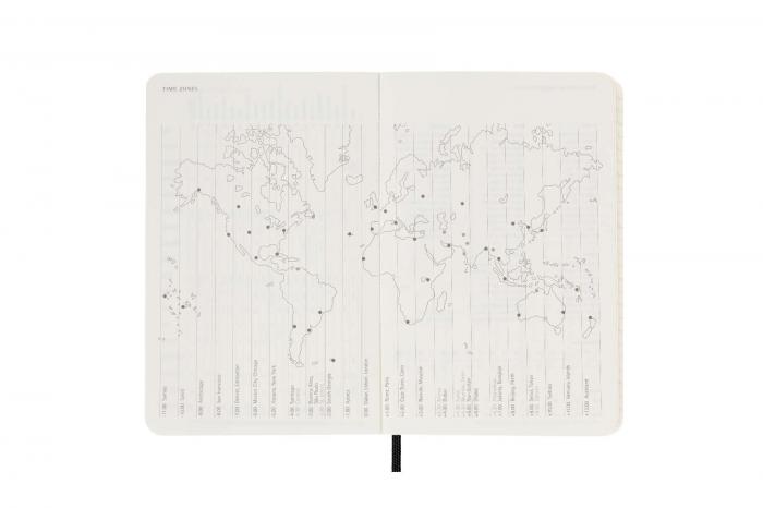 Moleskine Veckokalender Pocket soft 22/23 Svart