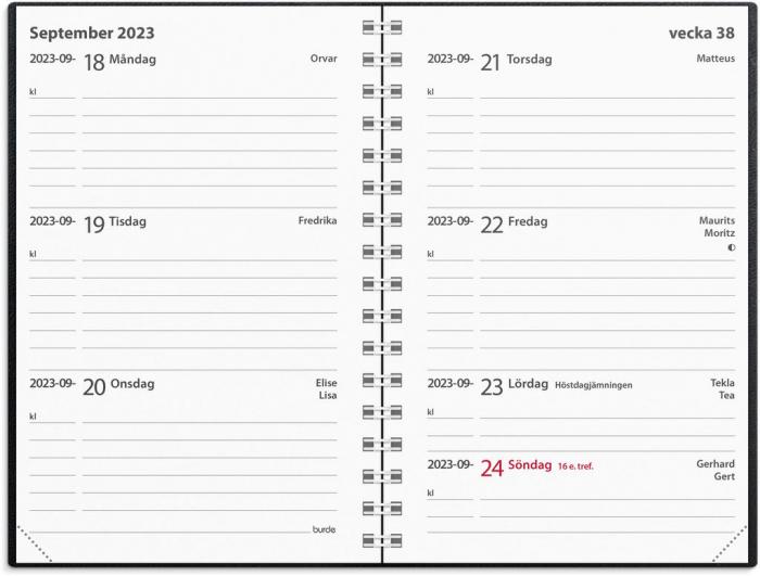 Leader svart skinn 2023