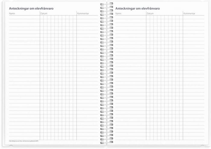 Lrarkalender fr Klasslrare 2023-2024