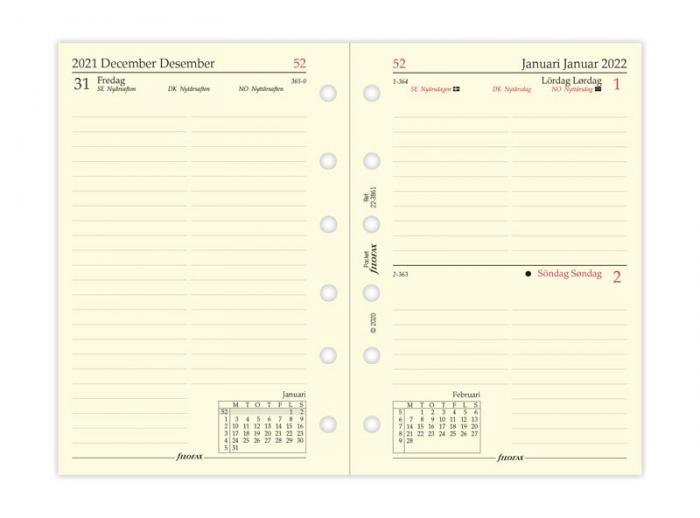 Filofax Dagbok Pocket D/S 2022