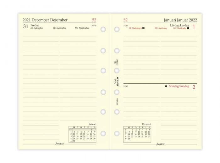 Filofax Dagbok Pocket D/S 2022