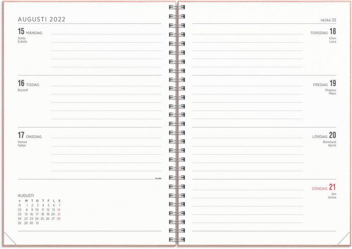 Kalender 22/23 Senator A5 Nomad rosa