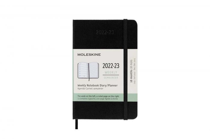 Moleskine Veckokalender Pkt Hard 22/23 Svart