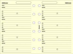 Pocket Adresser beige