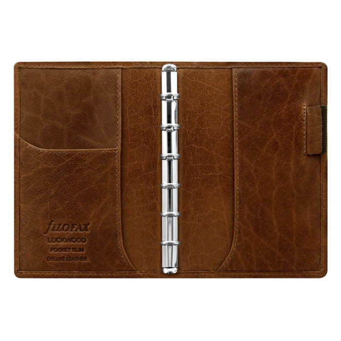 Filofax Lockwood pocket slim Cognac