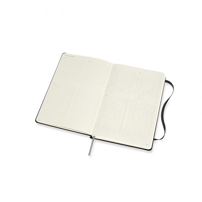 Moleskine Moleskine Pro Hard Ruled Notebook L Black - Kalenderkungen.se