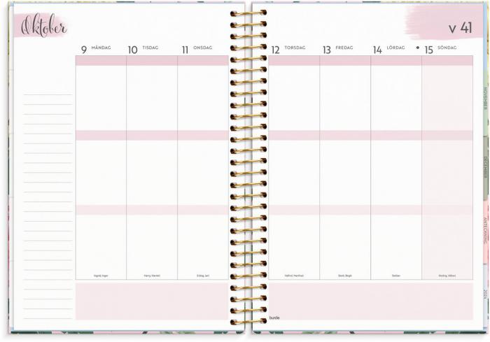 Life Organizer Blommor 2023