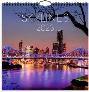 Väggkalender skylines 2023
