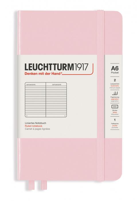 Leuchtturm A6 hard 185s Powder Ruled