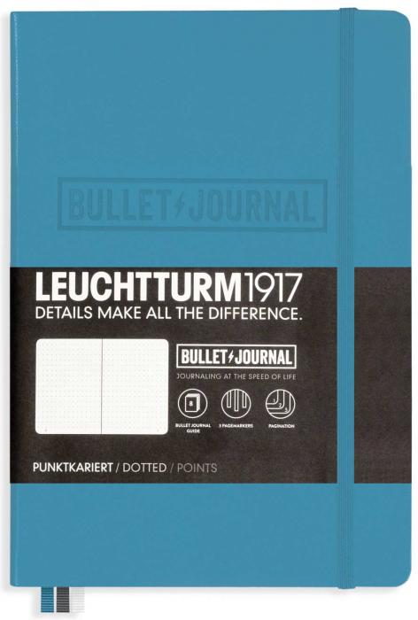 Leuchtturm Bulletjournal A5 dotted Nordic Blue