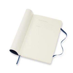 Moleskine Weekly notebook Large Blue Soft 2022