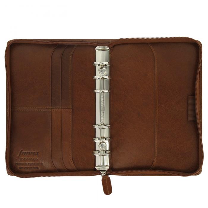 Filofax Lockwood personal Zip Cognac 