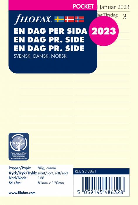 Filofax Dagbok Pocket D/S 2023