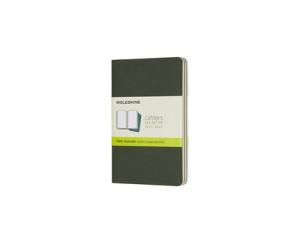 Moleskine Cahier Journal Pocket Plain - Grön