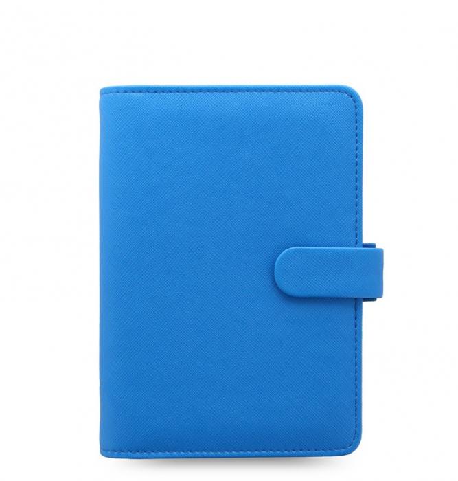 Filofax Saffiano Personal Fluoro Blue 