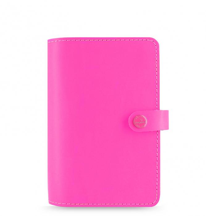 Filofax Original rosa flourescerande personal