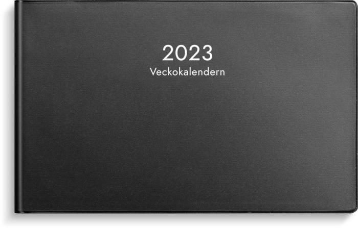 Veckokalender 2023 svart plast