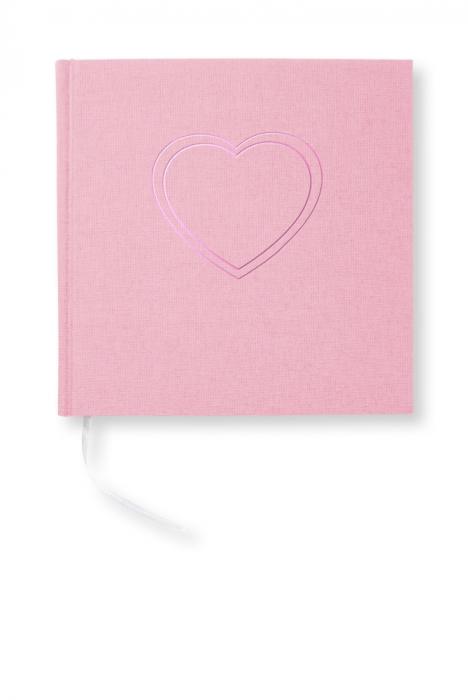 Olinjerad Blank Book Heart Tea Rose