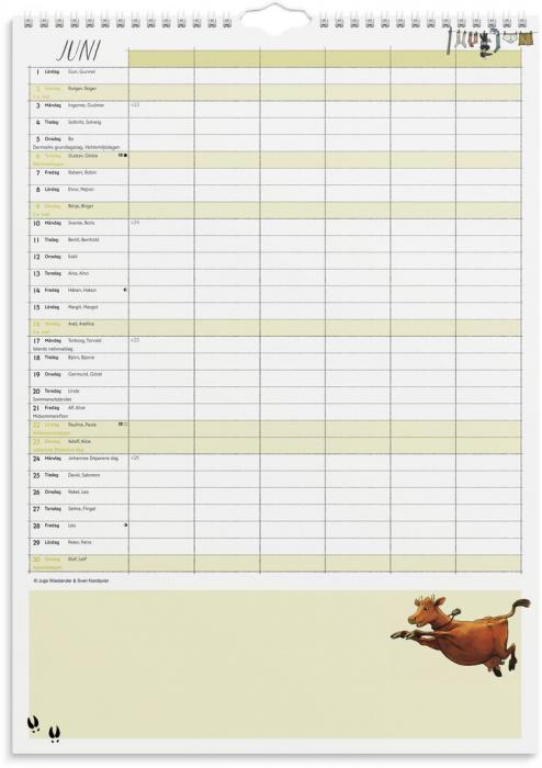 Familjekalender Mamma Mu 2024