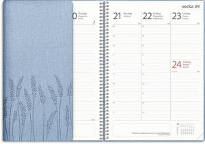 Kalender 22/23 Study A5 Twist blå