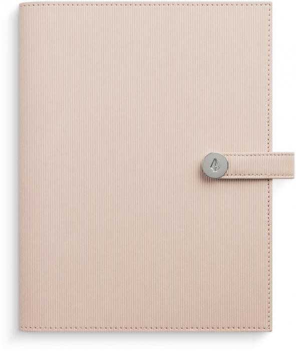 Stor Veckokalender, beige konstlder Amelia med slejf 2024