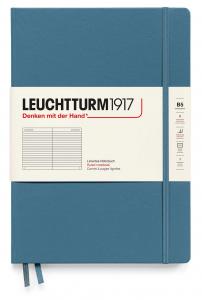 Leuchtturm Notebook B5 Hard 121s Stone Blue Ruled