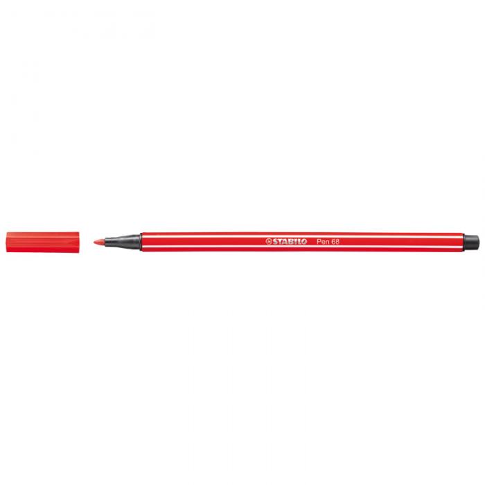 Stabilo 68 Fiberpenna Karminröd