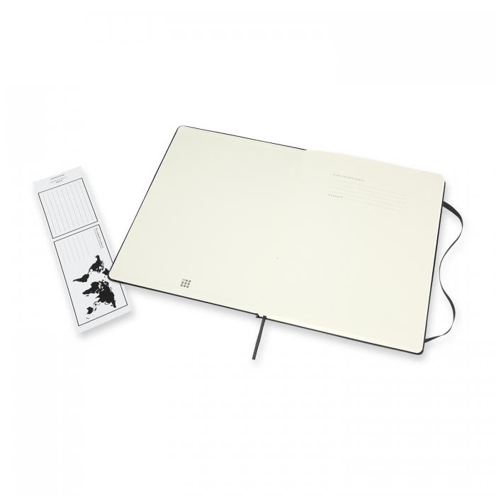 Moleskine Classic Hard XL Plain/Ruled Notebook Black