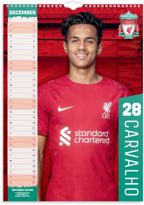 Väggkalender Liverpool 2023
