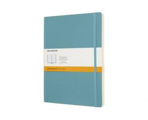 Moleskine Notebook X-large Soft Cover - Reef Blue - Linjerad
