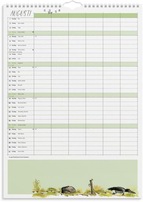 Familjekalender Mamma Mu 2024