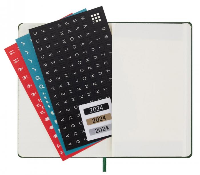 Moleskine Daily Myrtle Green Hard Pocket 2024