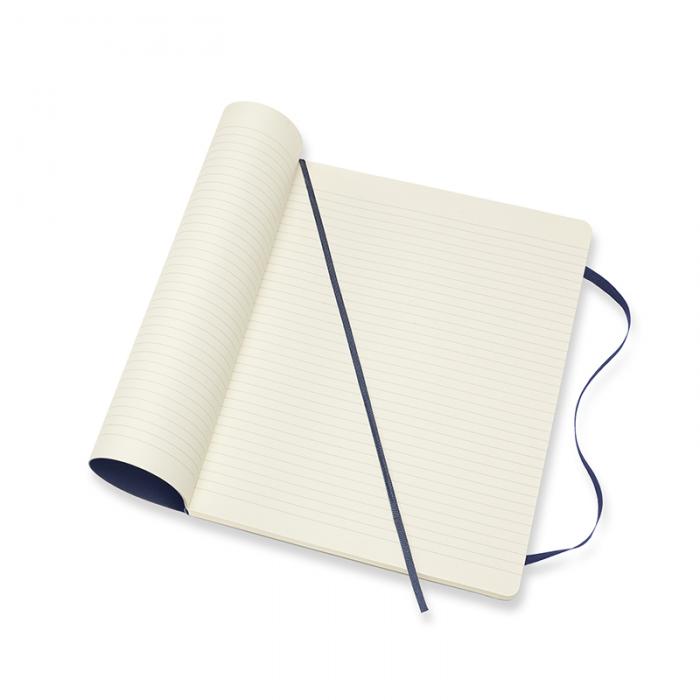 Moleskine Notebook X-large Soft Cover - Bl - Linjerad