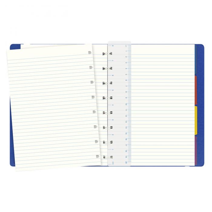 Filofax Notebook Blå linjerad