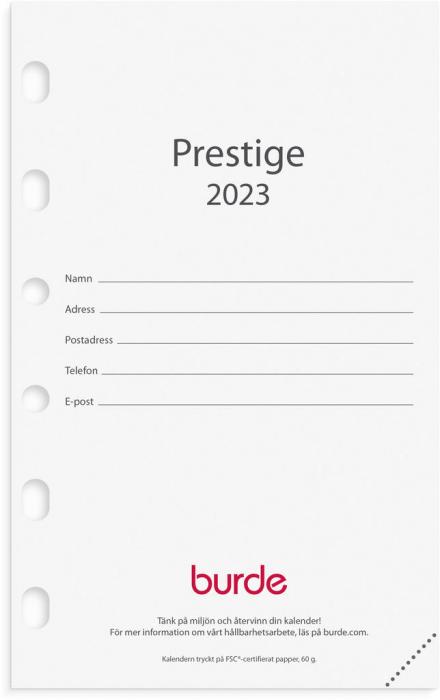Compact kalendersats Prestige 2023