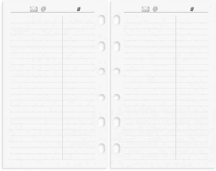 Compact Systemkalender svart skinn 2023