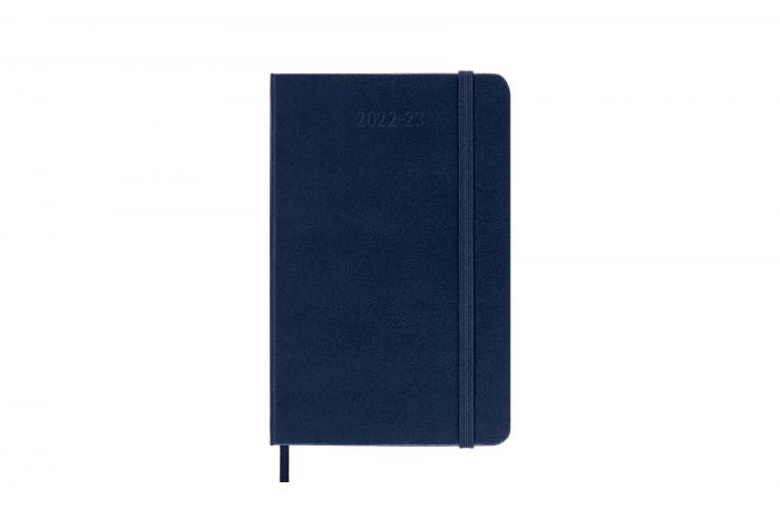 Moleskine Veckokalender Pkt Hard 22/23 Saphire Blue