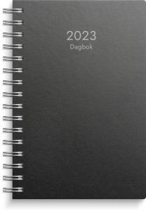Dagbok svart miljökartong 2023