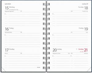 Kalender Compact Nomad blå 2023-2024