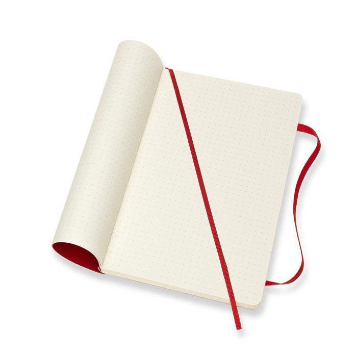 Moleskine Dotted Soft Notebook Large - Rd