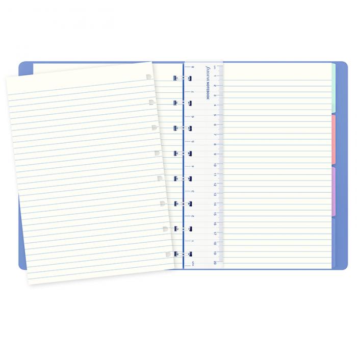 Filofax A5 Classic Notebook Linjerad Vista Blue